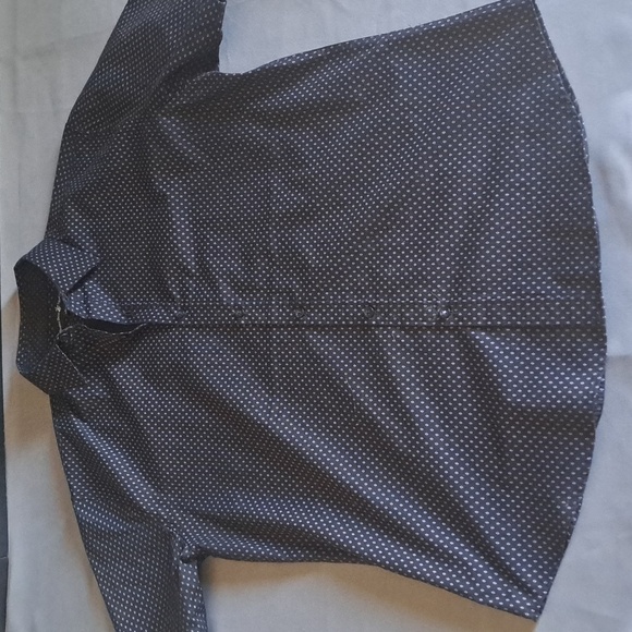 Beverly Hills Polo Club Other - Beverly Hills Polo Club Shirt Adult Large Black Purple Geometric Camp Collared